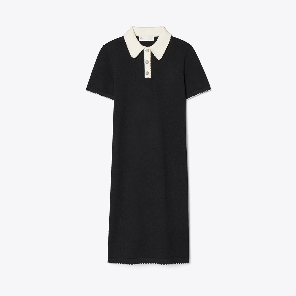 tory burch ribbed polo dress Pick Stitch Stretch Polo Dress: Women's Designer Dresses