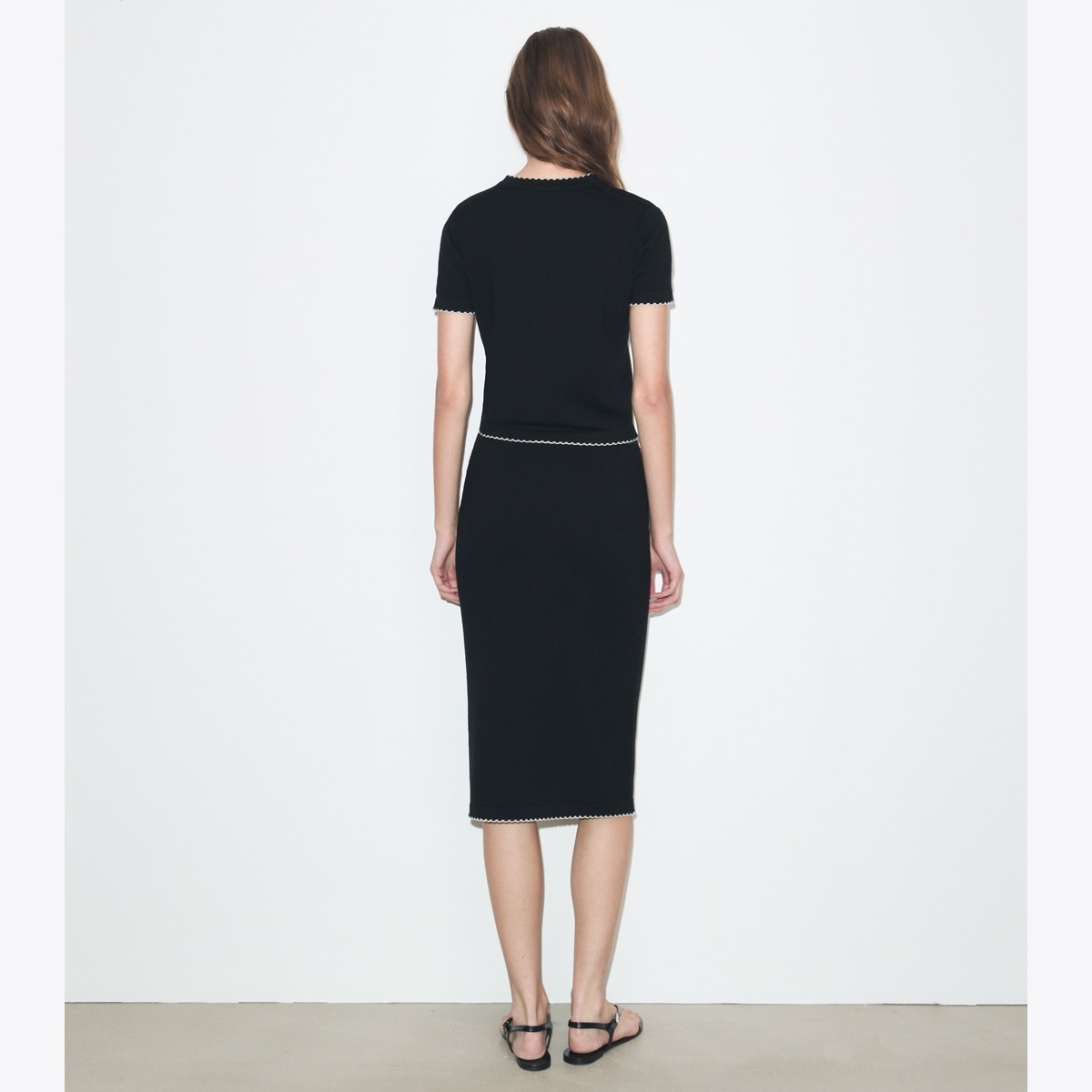 WOOL SCALLOPED SKIRT - thumbnail 3