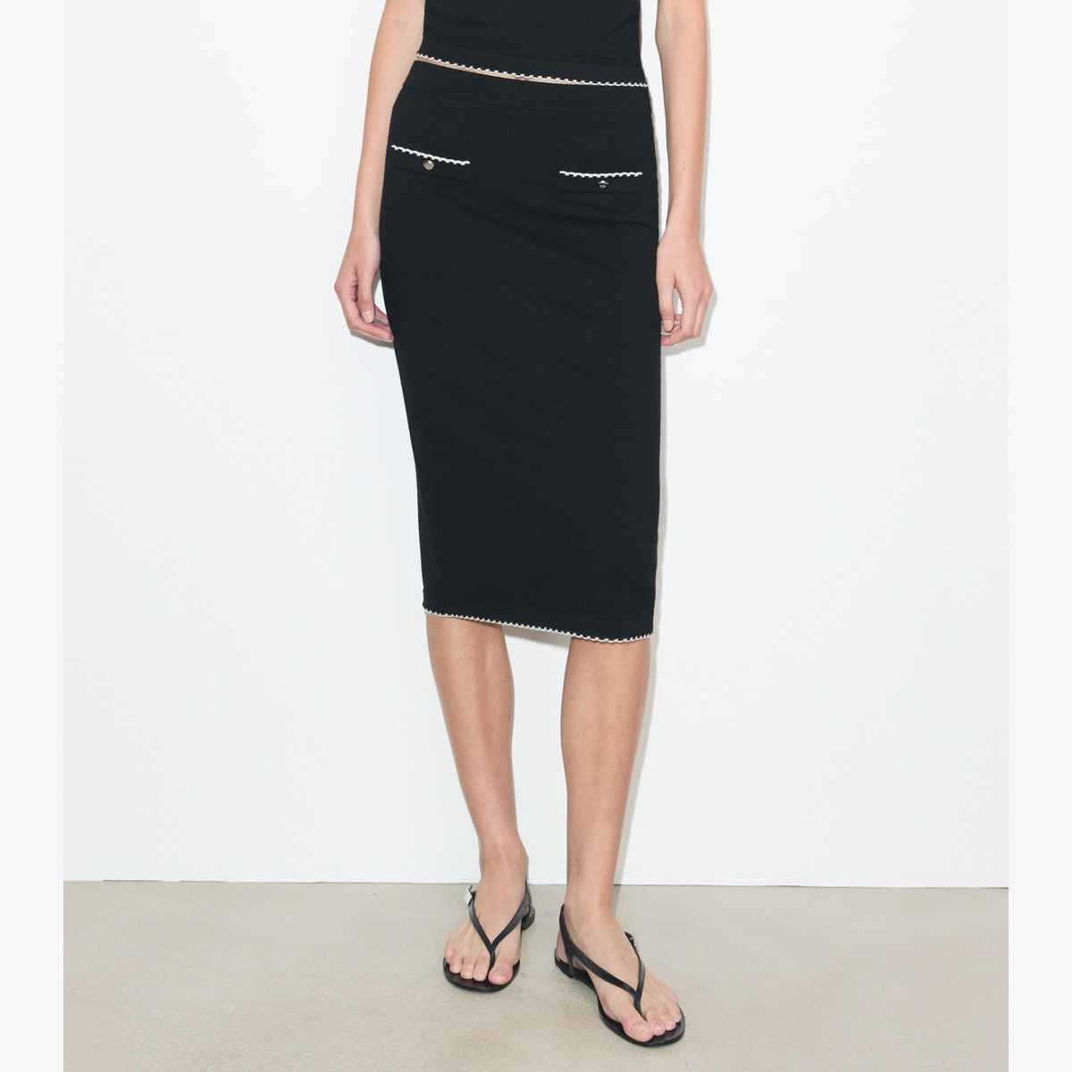 WOOL SCALLOPED SKIRT - thumbnail 5