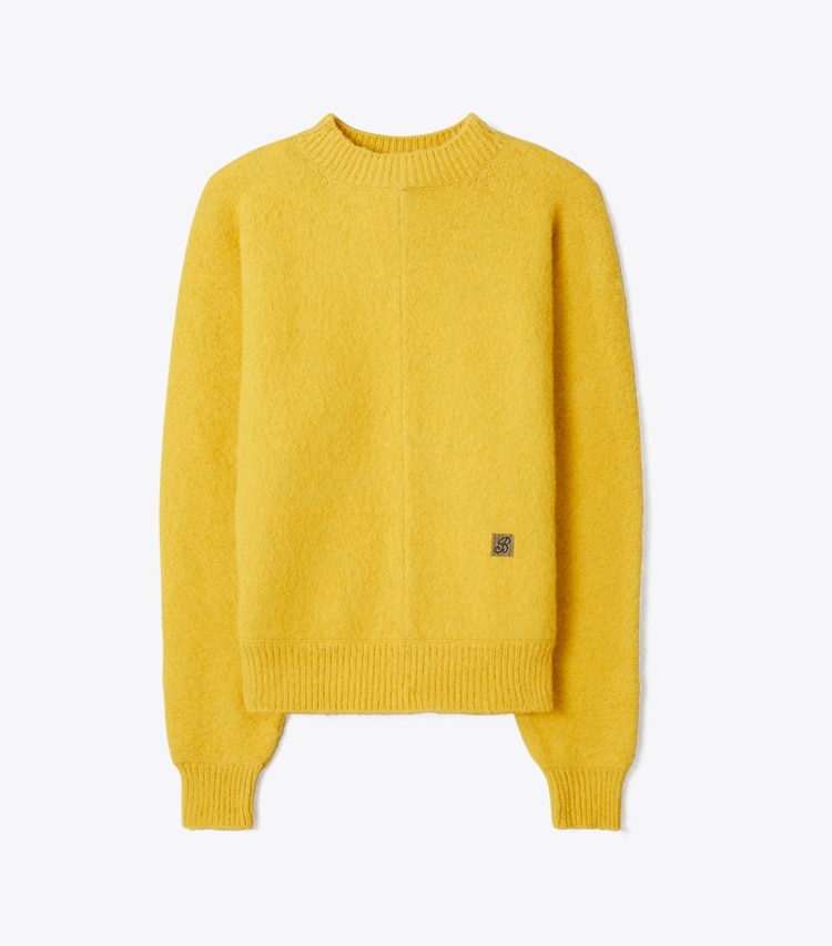 Tory Burch designer sweaters Wool Sweater in Dandelion front