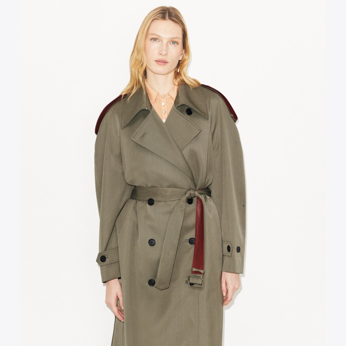 Wool Trench Coat: Women's Designer Coats | Tory Burch