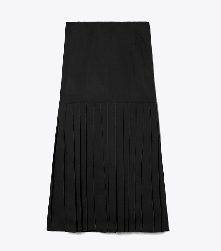 Wool Twill Fringe Skirt: Women's Designer Bottoms | Tory Burch
