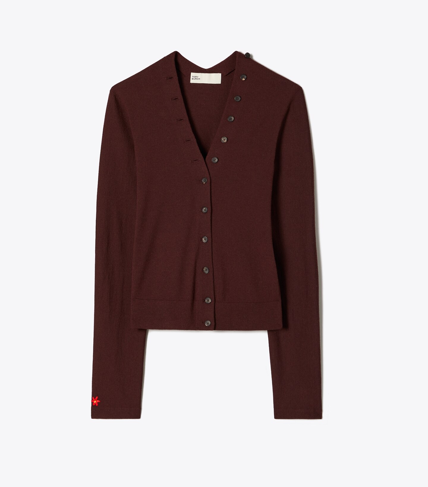 Wool V-Neck Cardigan