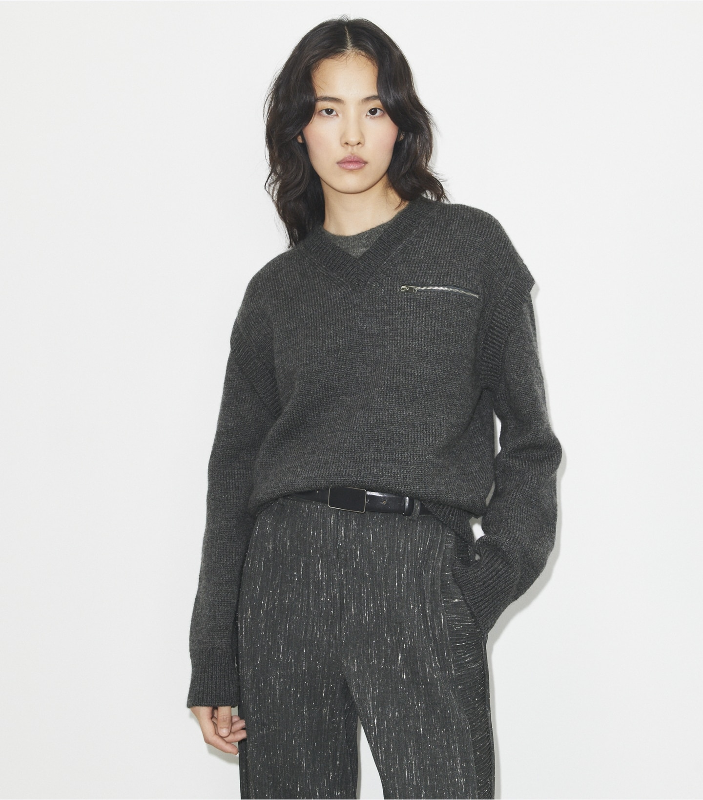 Wool V-Neck Sweater