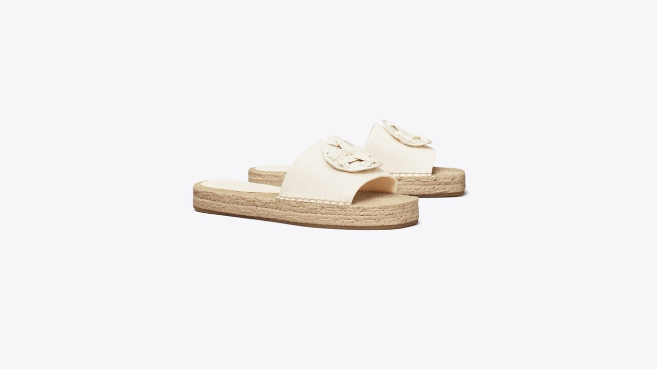 Tory burch deals espadrille slide