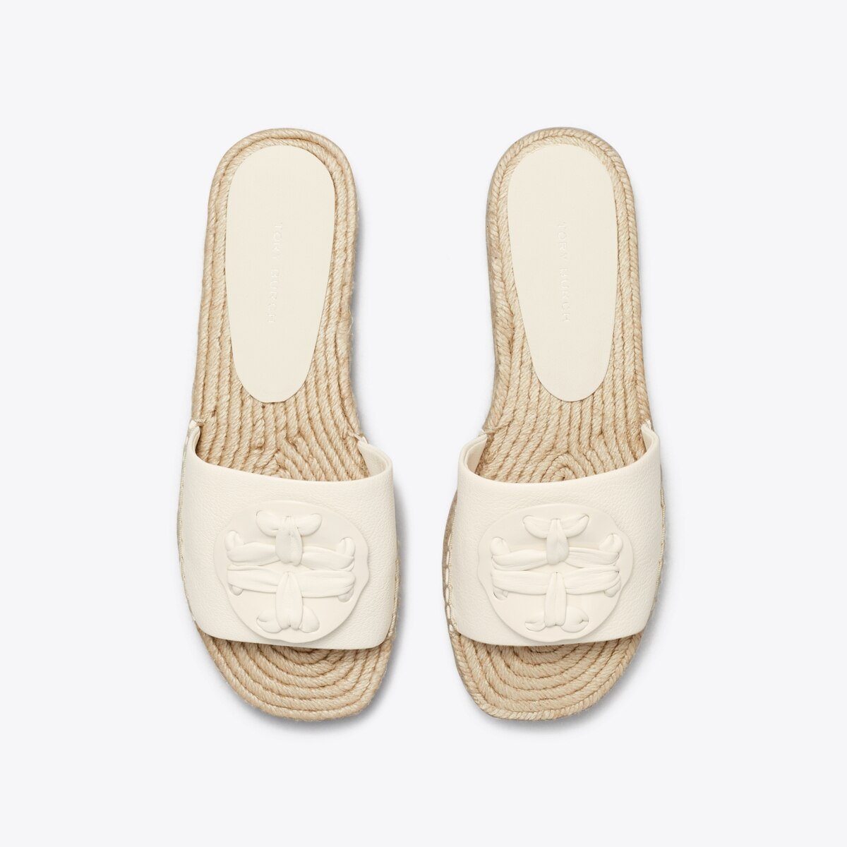 サンダル・ミュール Tory Burch DOUBLE T ESPADRILLE woven-double-t-espadrille-