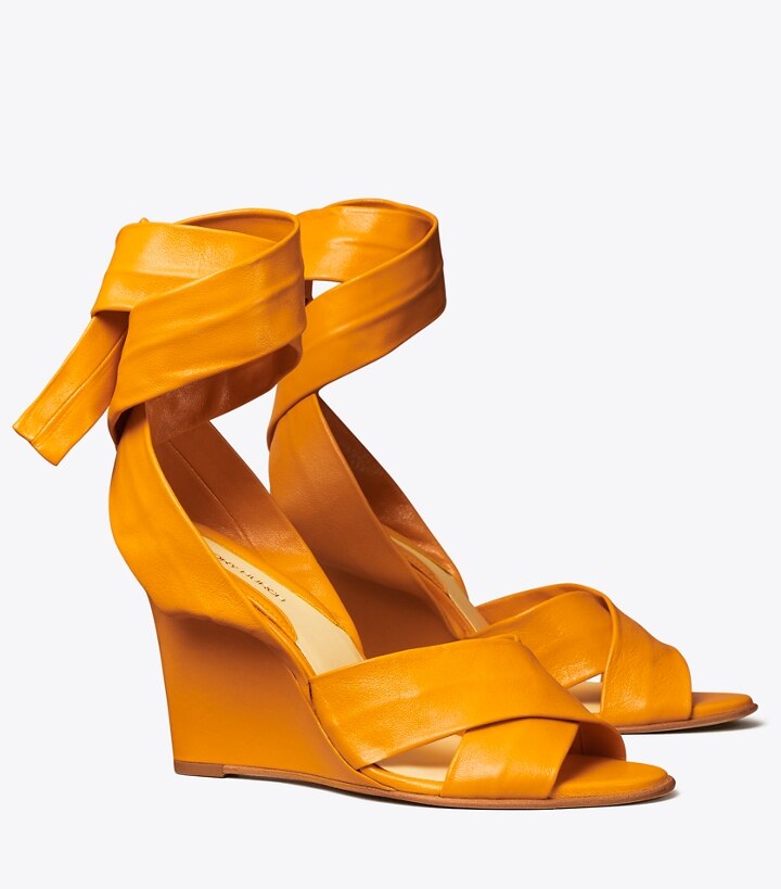 Wrap-Up Wedge: Women's Shoes | Sandals | Tory Burch UK
