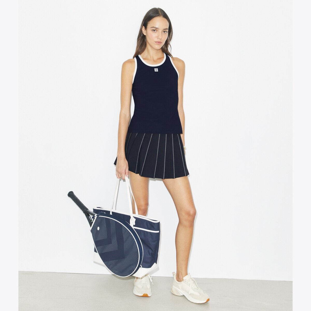 X-Embroidered Tennis Skirt: Women's Designer Bottoms | Tory Burch