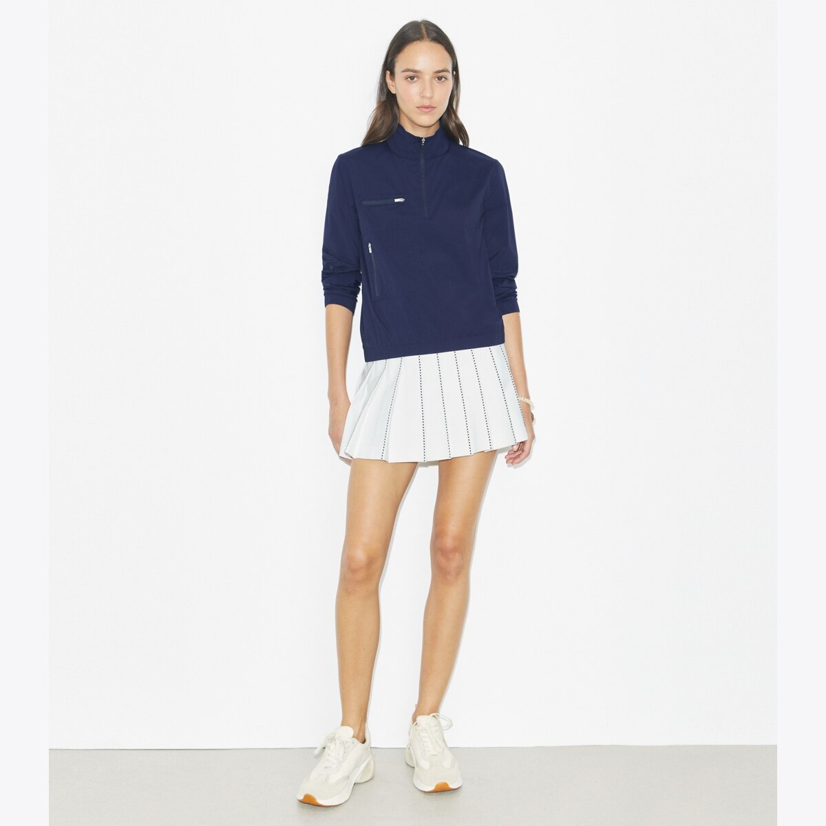 X-Embroidered Tennis Skirt: Women's Designer Bottoms | Tory Burch