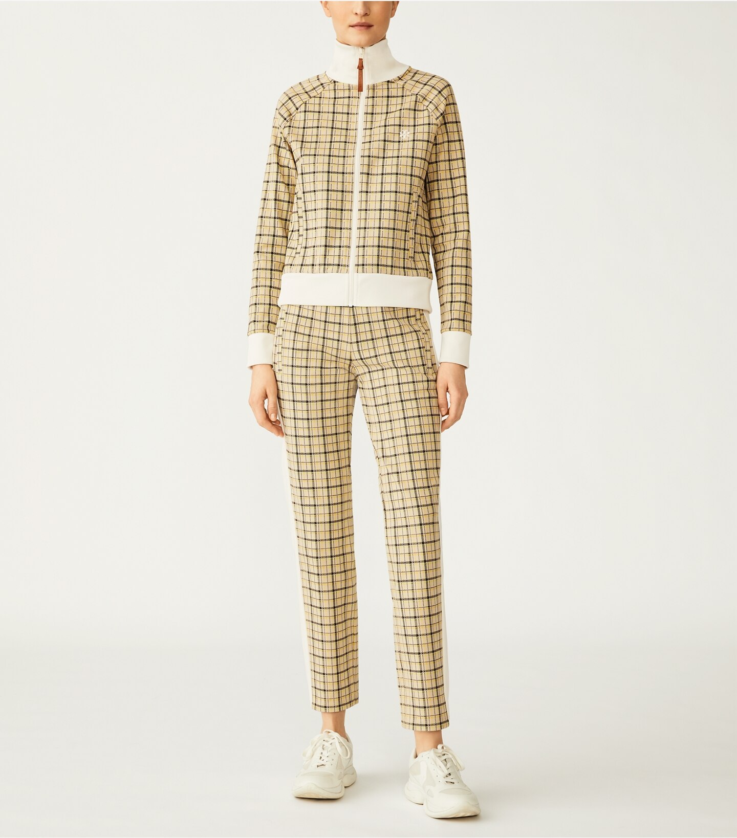 Yarn-Dyed Double Knit Track Pants