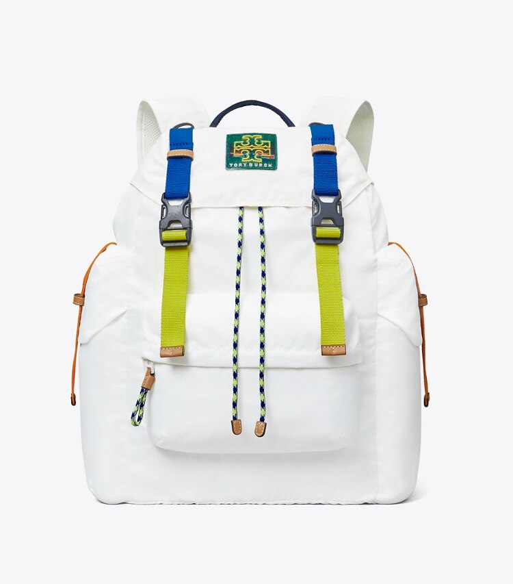 Tory Burch designer zaino Zaino in ripstop in Snow White front