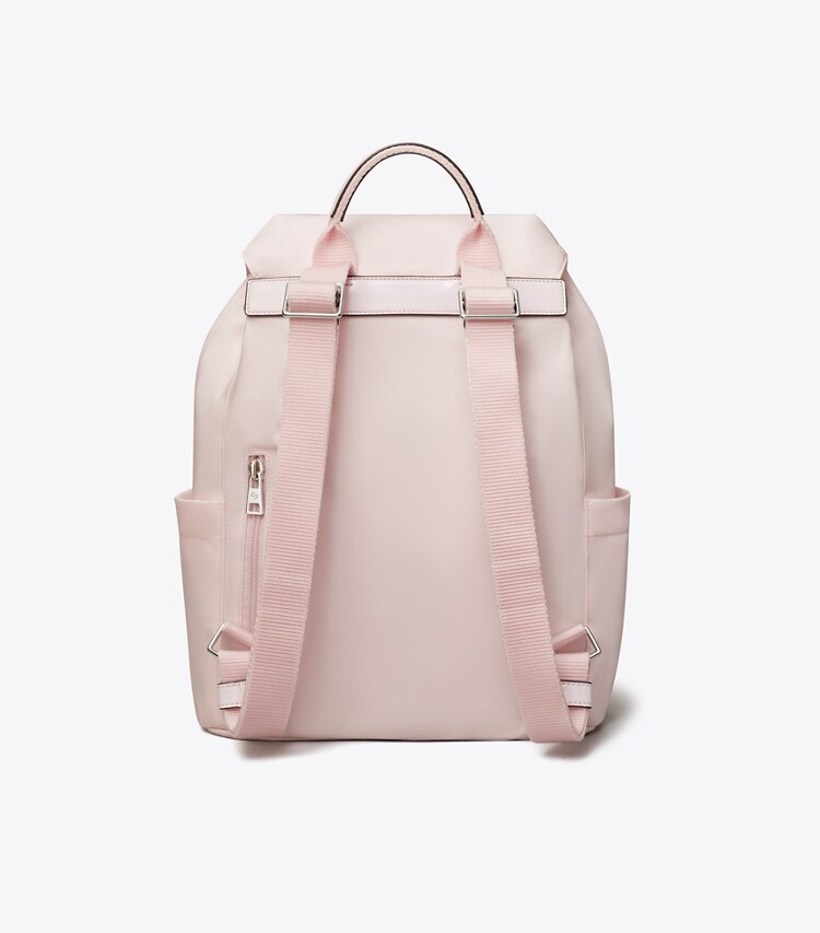 Tory Burch designer zaino Zaino Virginia in Pink indietro