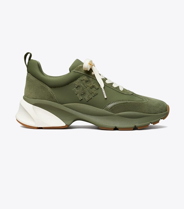Tory Burch diseñador zapatillas Zapatilla deportiva Good Luck en Palm Leaf lateral