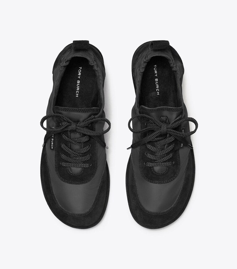 Tory Burch diseñador zapatillas Zapatillas de balet en PERFECT BLACK vista superior