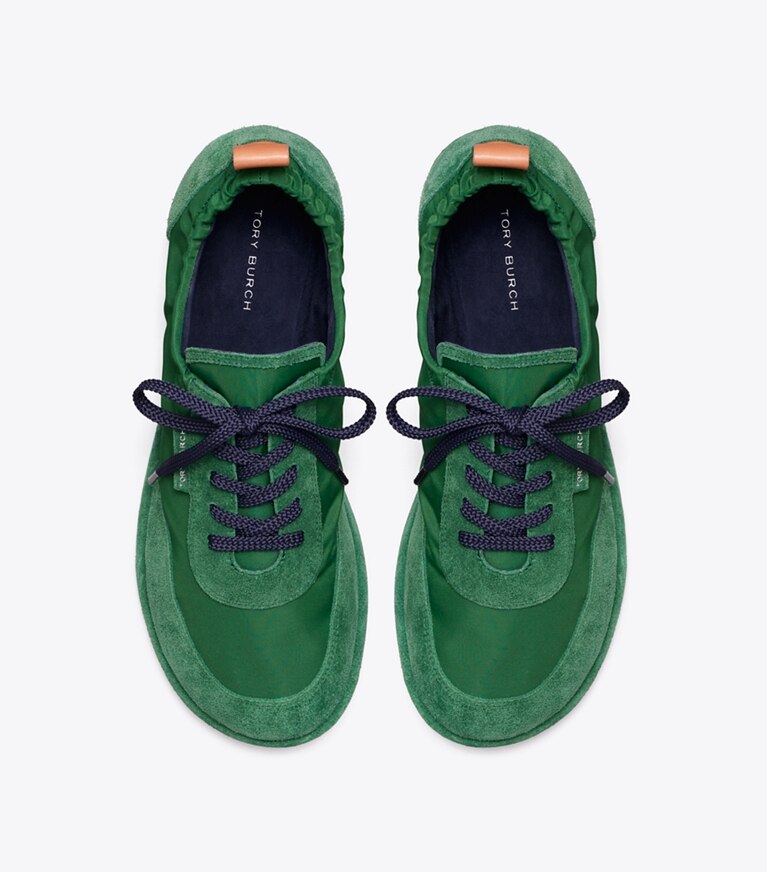 Tory Burch diseñador zapatillas Zapatillas de balet en SWEET BASIL / SWEET BASIL vista superior