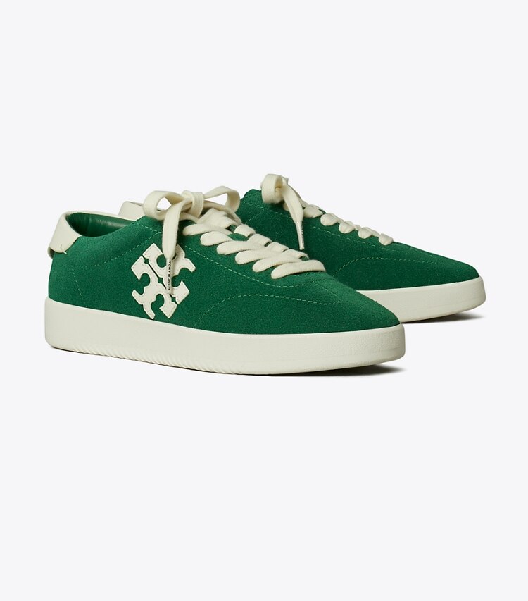 Tory Burch diseñador zapatillas Zapatillas Phoenix en GRASS / CREAM ángulo