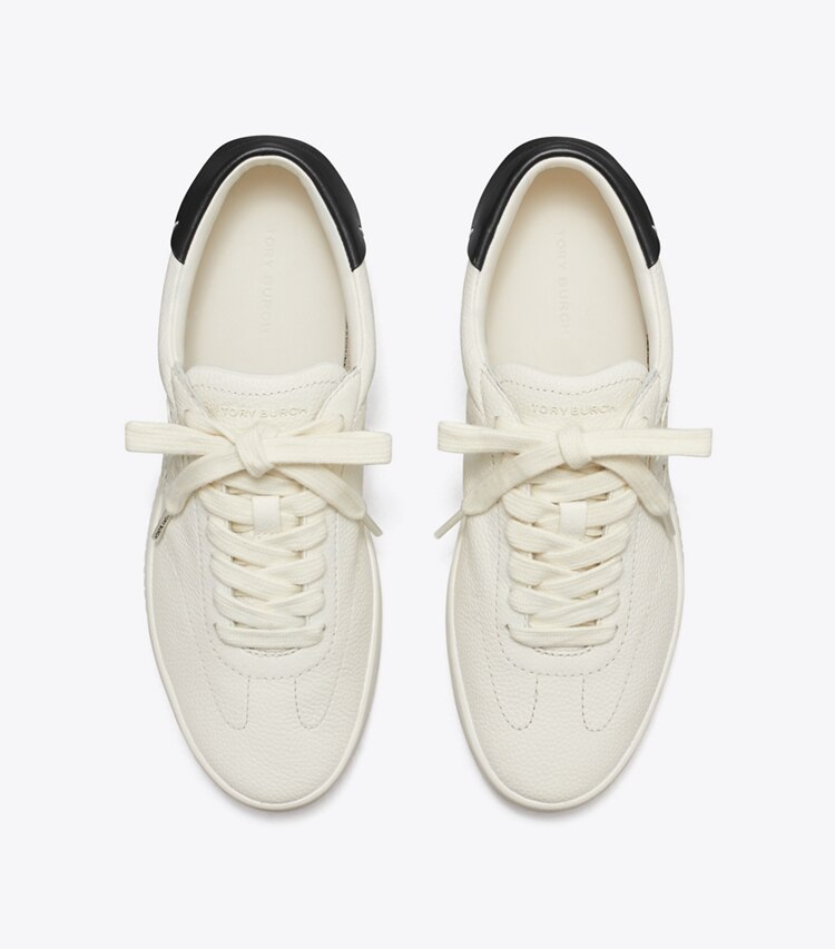 Tory Burch diseñador zapatillas Zapatillas Phoenix en CREAM / PERFECT BLACK vista superior