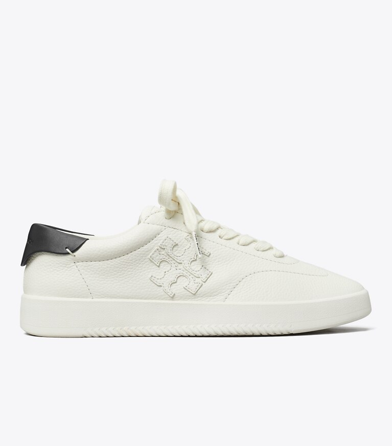 Tory Burch diseñador zapatillas Zapatillas Phoenix en CREAM / PERFECT BLACK lateral