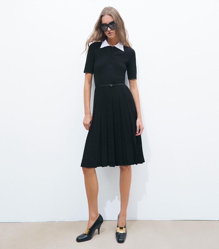 Tory Burch diseñador tacones Zapato de salón Bunny Knot en NEGRONI adicional en el modelo