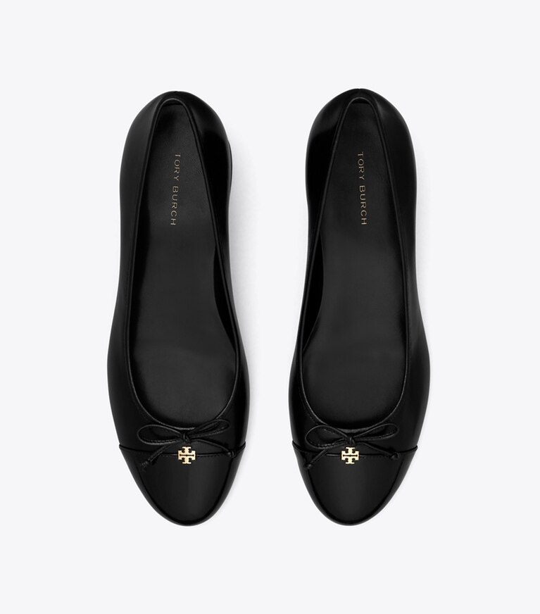 Tory Burch diseñador tacones Zapato de tacón con puntera en PERFECT BLACK / PERFECT BLACK vista superior