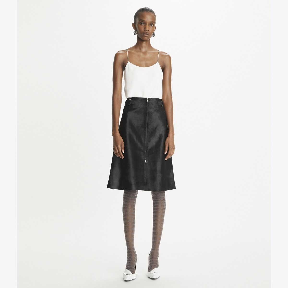 スカート TORY BURCH Women Mid Skirts 170771 211 BROWN Brown belted jersey skirt Tory Burch - women - TORY BURCH