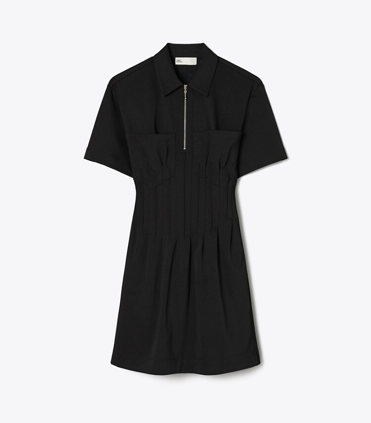 Tory Burch designer dresses Zip-Front Dress in Black front