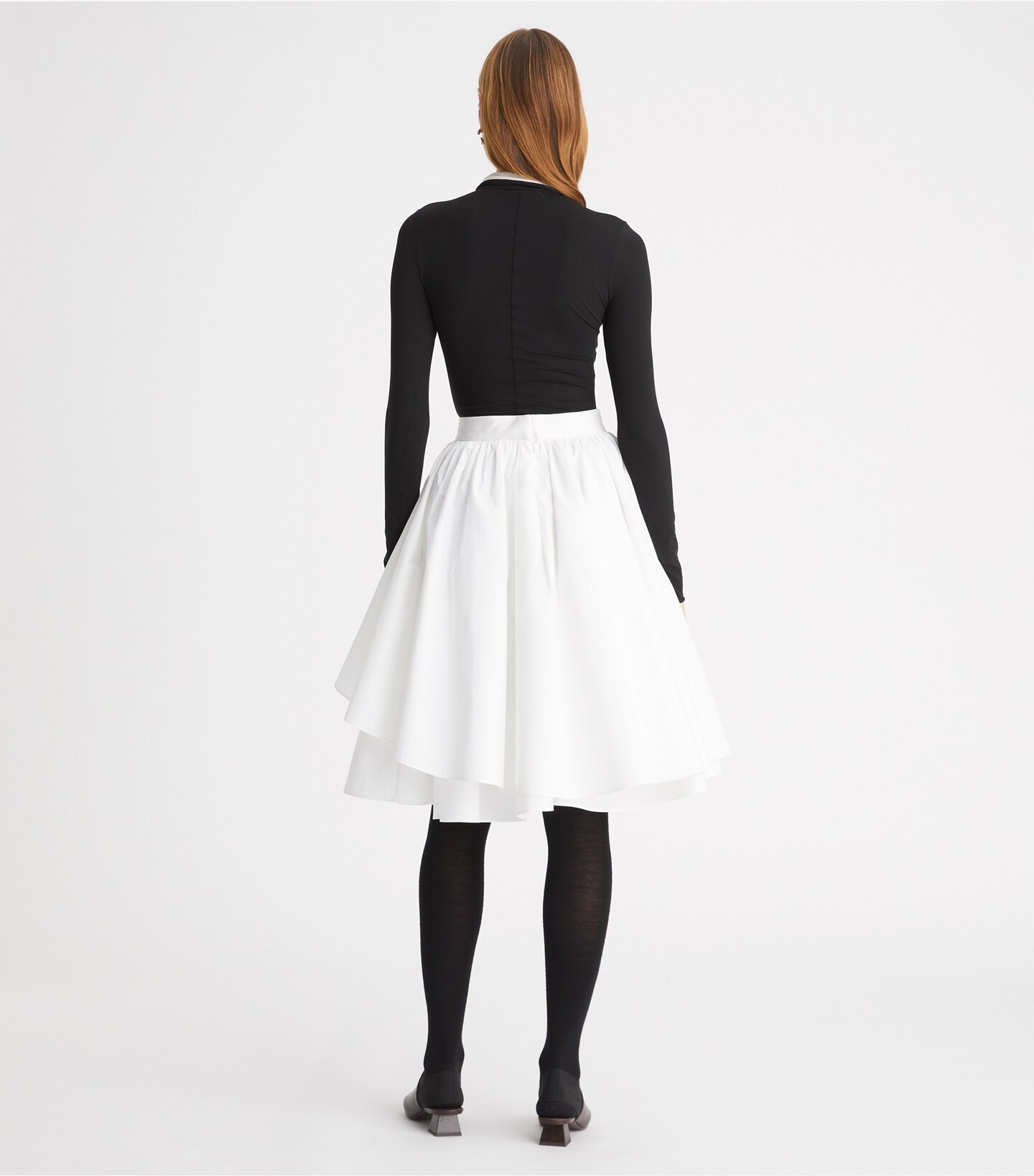 Zip Front Long-Sleeve Jersey Top