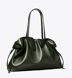 Ella natuura™ Drawstring Tote in black | Tory Burch JP
