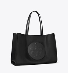 【ほぼ新品】TORY BURCH プリント スモール トートバッグ ナイロン エラ プリント ナイロン スモール トートバッグ: レディース トート