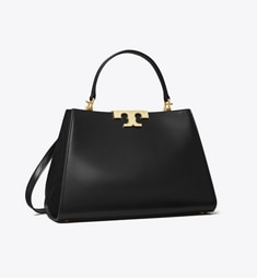 【関税込】TORY BURCH エレノア ペブルド サッチェル エレノア ペブルド サッチェル: レディース サッチェルバッグ