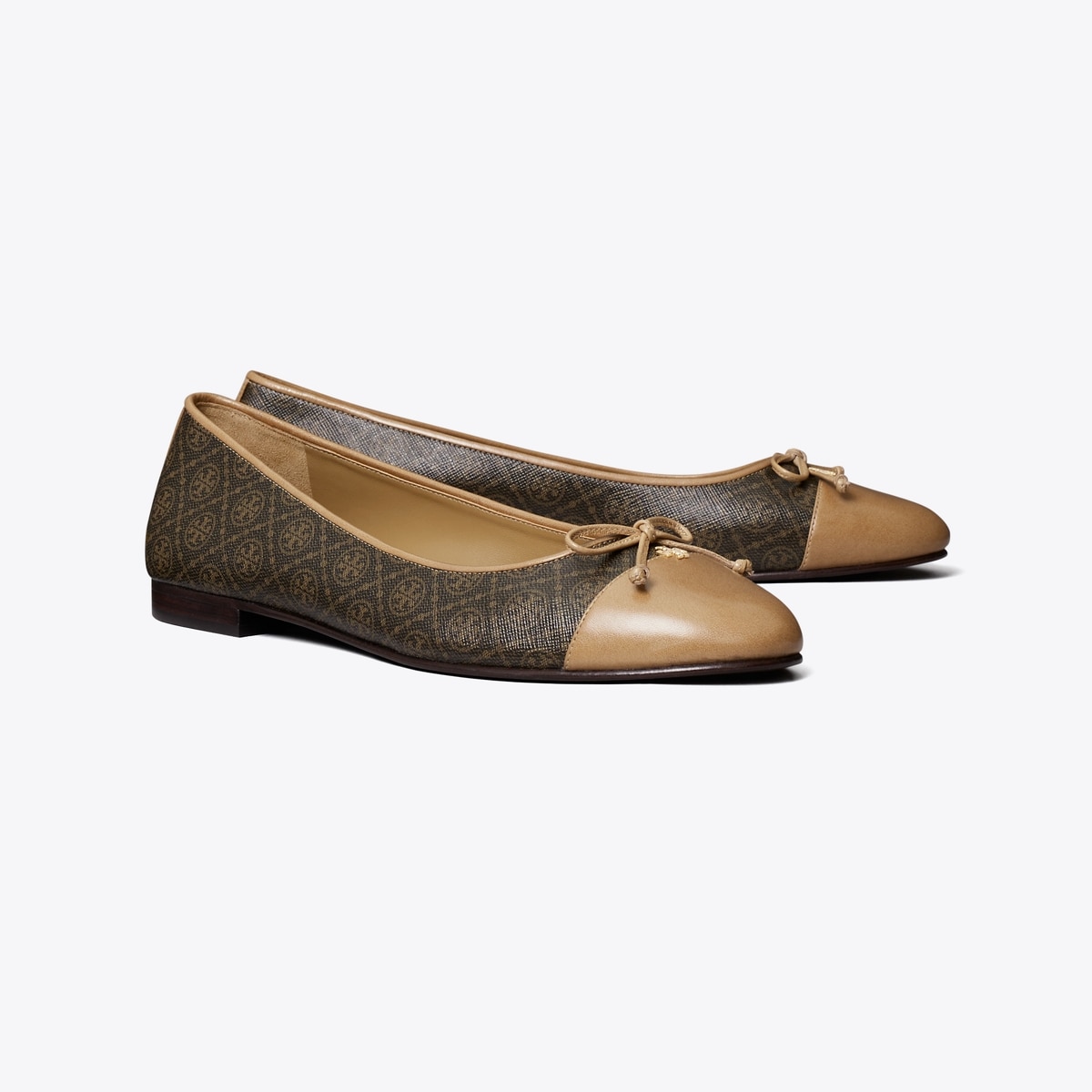 Tory Burch 型押しフラットシューズ　ブラウン ブラウン シューズ シューズ | レディース | トリー バーチ公式