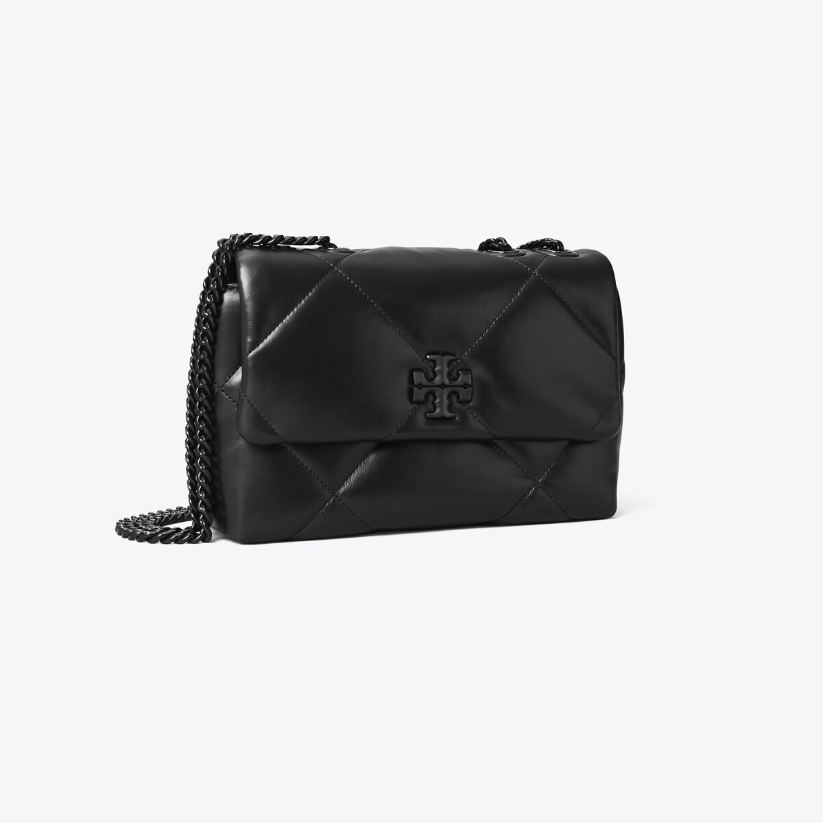 マ*ン様 極美品✨️Tory Burch ショルダーバッグ チェーン 黒 キルテ キラ ダイヤモンドキルト ショルダーバッグ: レディース