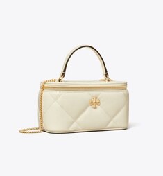 TORY BURCH キラ ダイヤモンドキルト ヴァニティケース キラ ダイヤモンドキルト ヴァニティケース: レディース ミニ