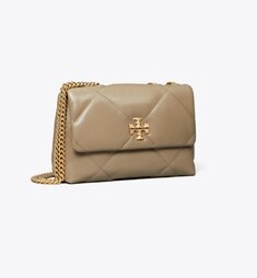 TORY BURCH メタリック キルト スモール ショルダーバッグ キラ メタリック ダイヤモンドキルト スモール コンバーチブル