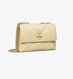 TORY BURCH キラ ミニショルダーバッグ メタリック キラ メタリック ダイヤモンドキルト スモール コンバーチブル