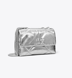 【送料関税込】TORY BURCH キラ ミニバッグ メタリックナイロン TORY BURCH ショルダーバッグ バッグ キラ メタリック