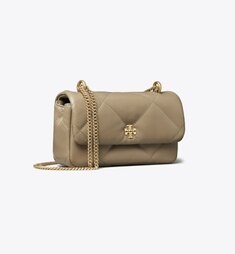 【Tory Burch】キラ ダイヤモンドキルト ミニフラップバッグ キラ メタリック ダイヤモンドキルト ミニフラップバッグ