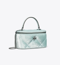 トレンド感◎ *TORY BURCH* キラ メタリック ヴァニティケース キラ メタリック モトキルト ヴァニティケース: レディース ミニ