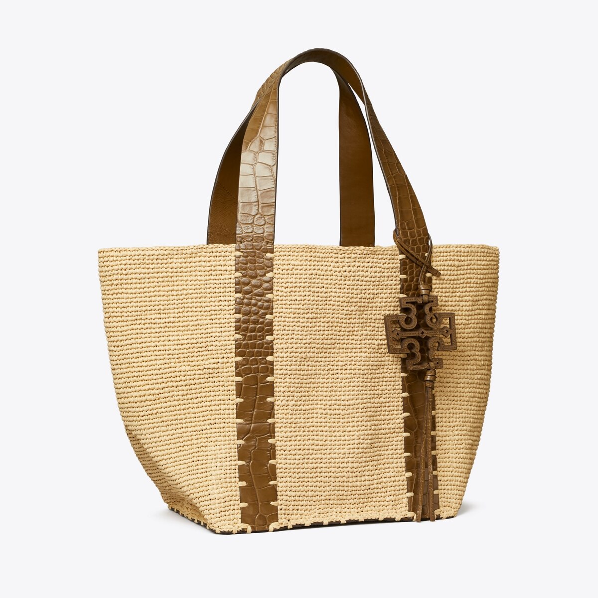 美品 Tory Burch マルチカラー PVC ストライプ トートバッグ Tory Burch - 美品 Tory Burch マルチカラー PVC ストライプ