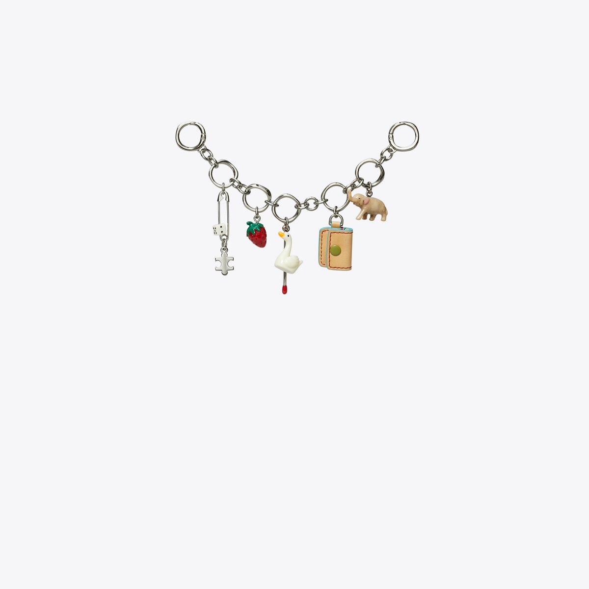 バッグチャームチェーン　ゆり バッグチャーム チェーン パーツ 金具 ゴールド 14cm 20本