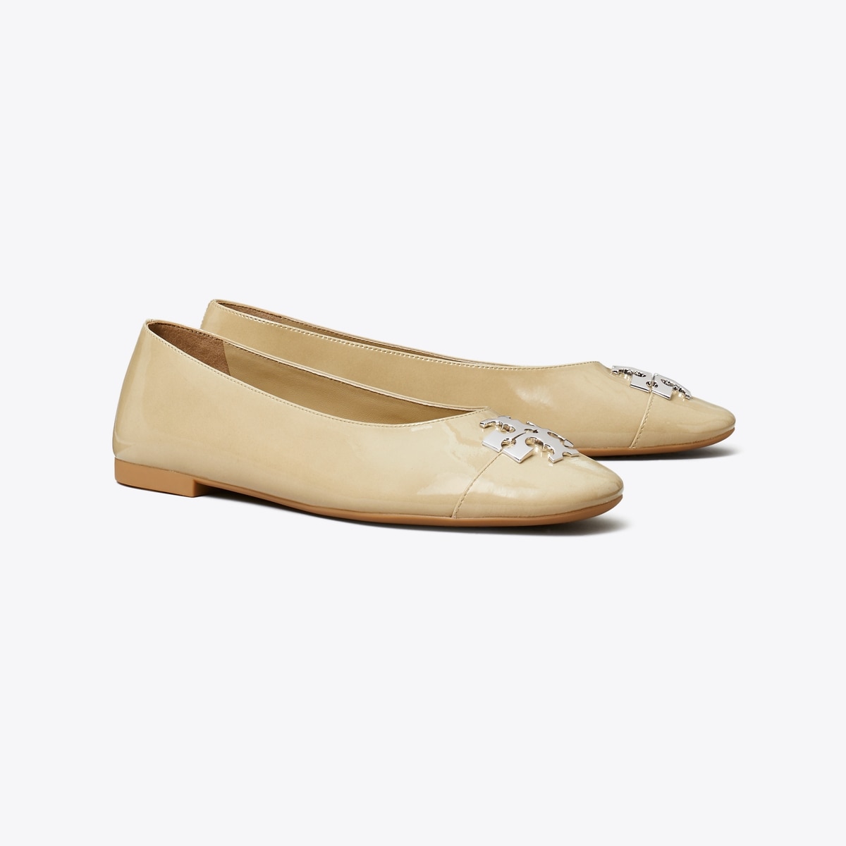TORY BURCH フラットシューズ グレージュ ベージュ レザー フラット シューズ | レディース | トリー バーチ公式