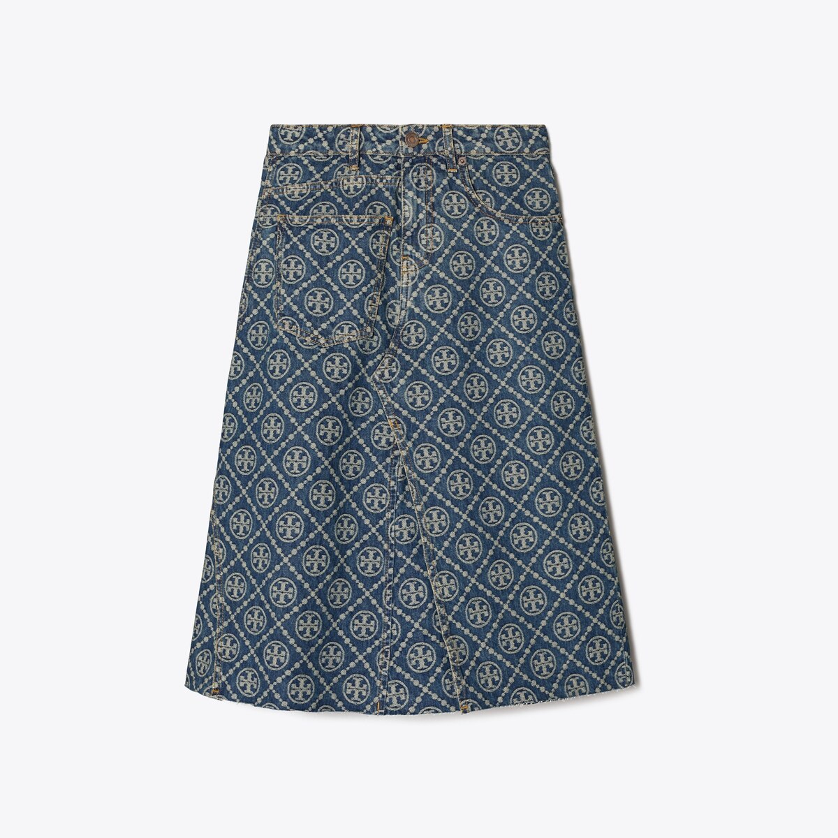 デコンストラクト デニムスカート: レディース ボトムス | Tory Burch JP