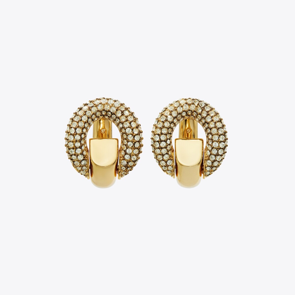 ピアス パヴェ フープ ピアス: レディース イヤリング＆ピアス | Tory
