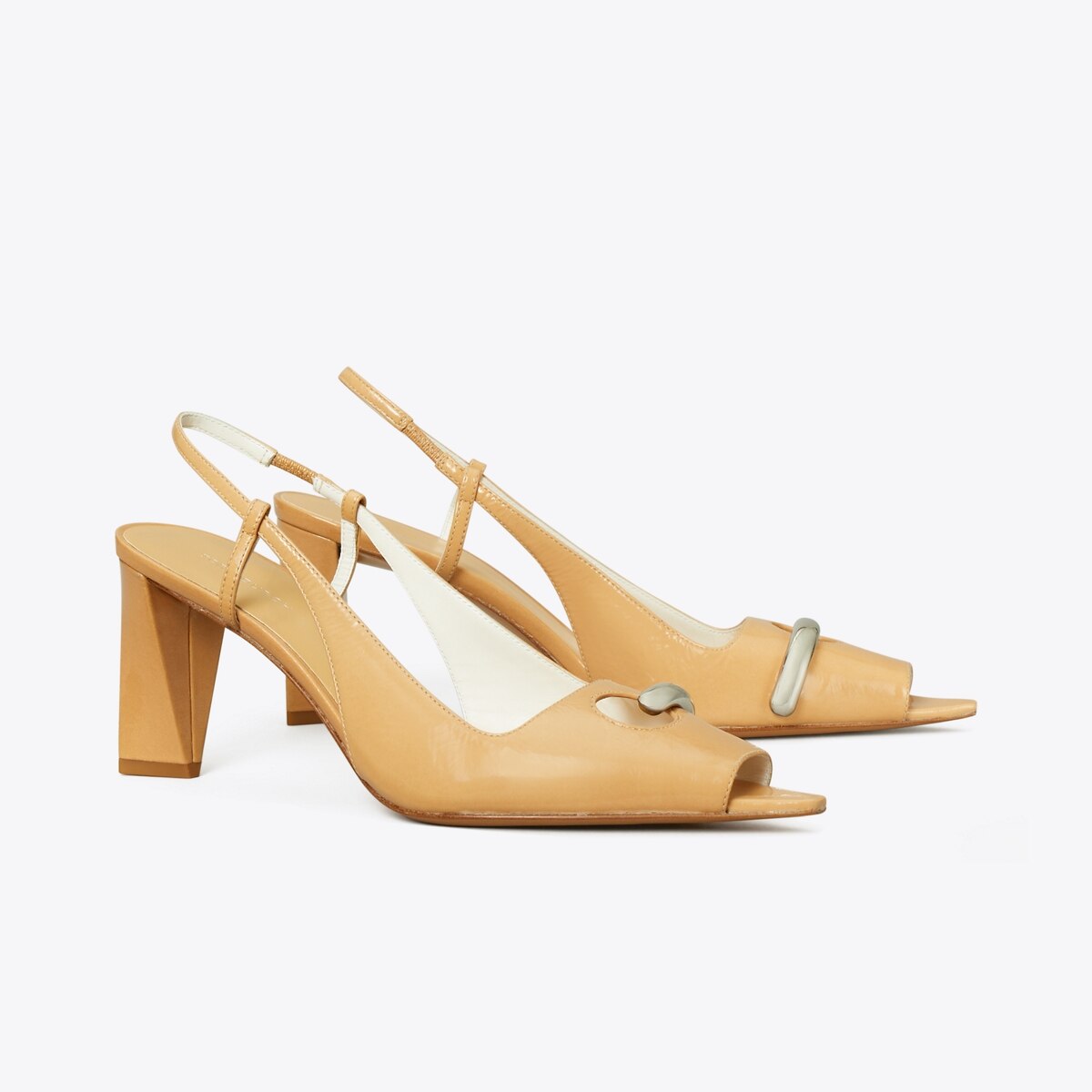 Tory Burch グレー スリングバックヒール - メルカリ