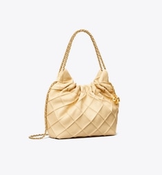 ★送関込み★Tory Burch ミニフレミング ドローストリングバッグ フレミング ソフト ディストレスト ミニドローストリングバッグ