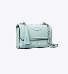 人気色 *TORYBURCH* フレミング コンバーチブルショルダーバッグ フレミング-メタリック-キルト-