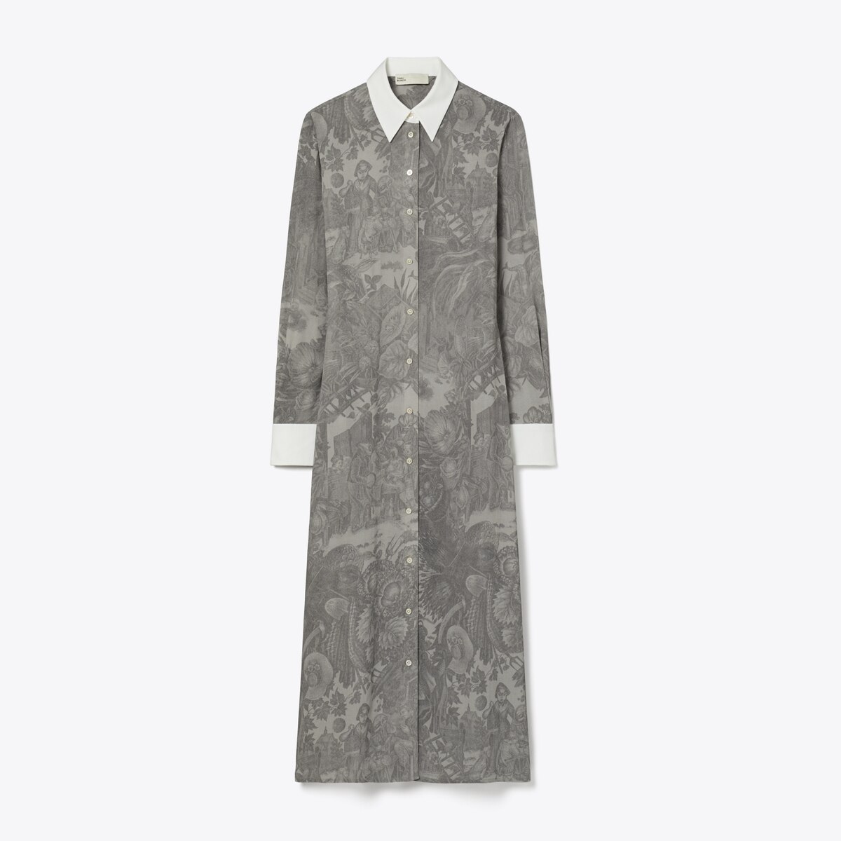 TORY BURCH ジャージー ミディシャツワンピース ベルト付き TORY BURCH ジャージー ミディシャツワンピース ベルト付き