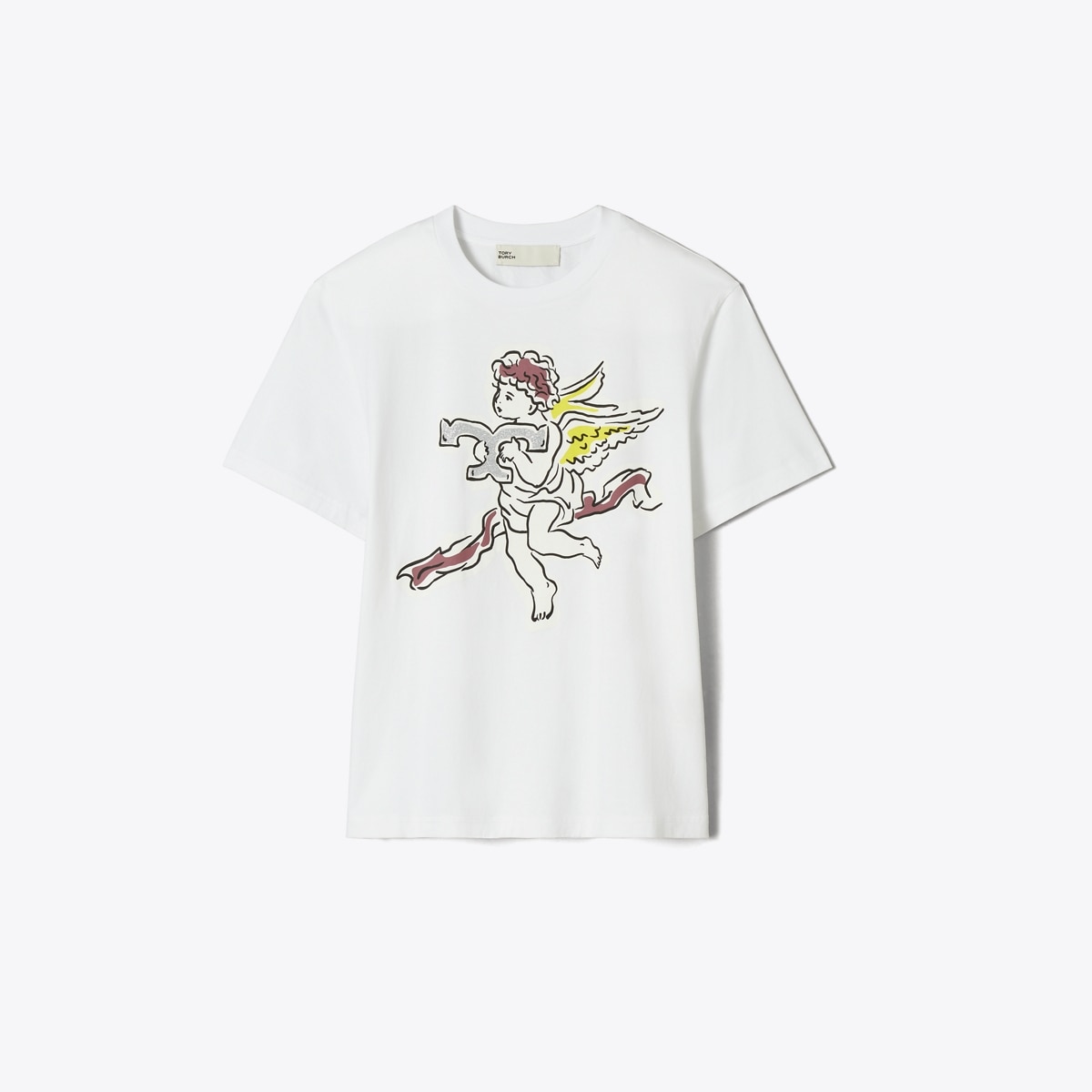 プリントコットン Tシャツ: レディース トップス | Tory Burch JP