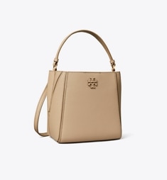 マックグロー Tモノグラム スモールバケットバッグ: レディース クロス