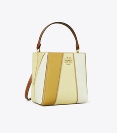 マックグロー カラーブロック スモールバケットバッグ: ウィメンズ | Tory Burch JP